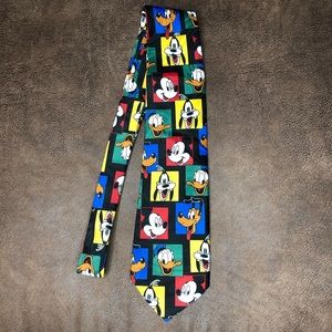 Walt Disney Mickey, Donald, Goofy, Pluto Tie